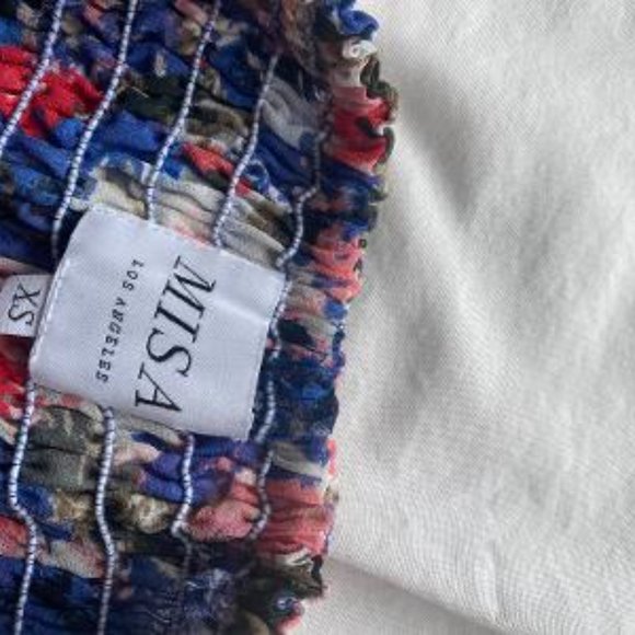 MISA of Los Angeles Dahllin Dress Tie Dye Floral - Picture 5 of 5